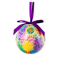 Set de 12 bolas de navidad Multicolor