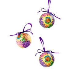 Set de 12 bolas de navidad Multicolor
