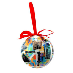 Set de 12 bolas de navidad Multicolor