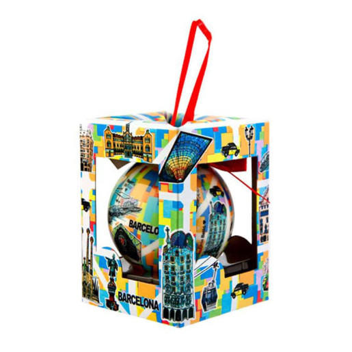 Set de 12 bolas de navidad Multicolor