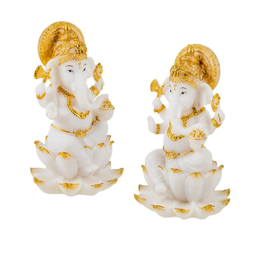 Figura Ganesha Blando y dorao