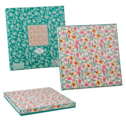 Pañuelo de flores Verde y multicolor