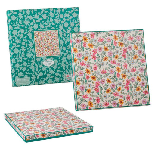 Pañuelo de flores Verde y multicolor