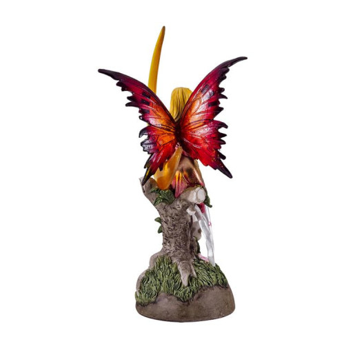 Figura de una hada en la luna Multicolor