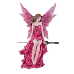 Figura de una hada Rosa