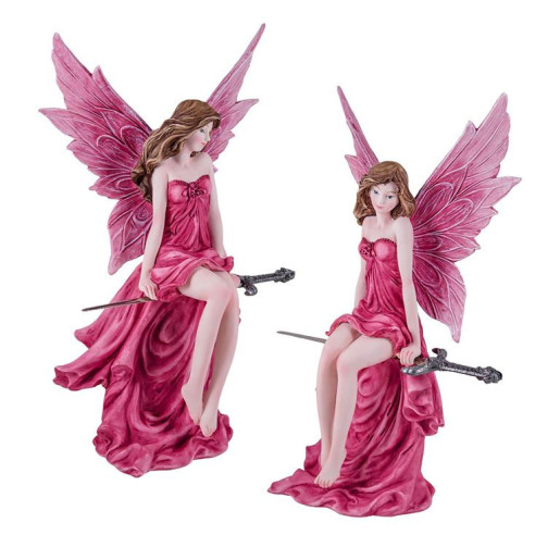 Figura de una hada Rosa