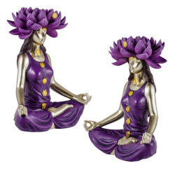 Porta inciensos Morado