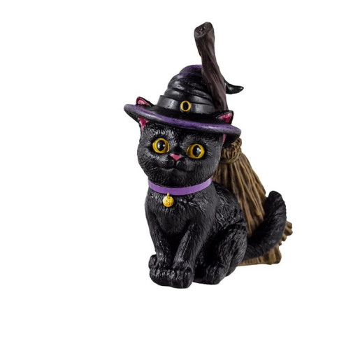 Figura gato brujo Multicolor