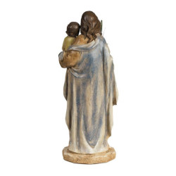 Figura San Jose con el niño Tonos pastel