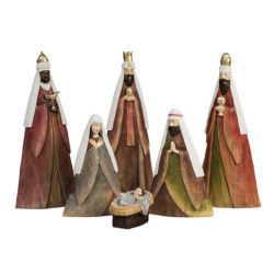 Nacimiento de 6 pieza Rojo
