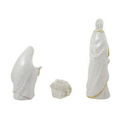 Nacimiento de 3 piezas Blanco y verde