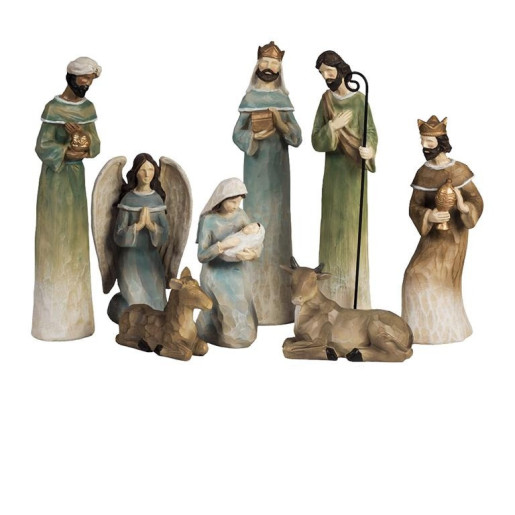 Nacimiento de 8 piezas Tonos pastel
