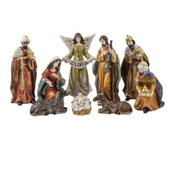 Nacimiento de 9 piezas Multicolor