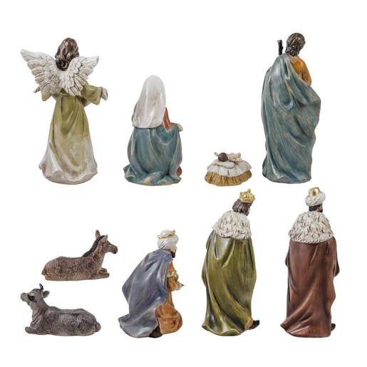 Nacimiento de 9 piezas Multicolor