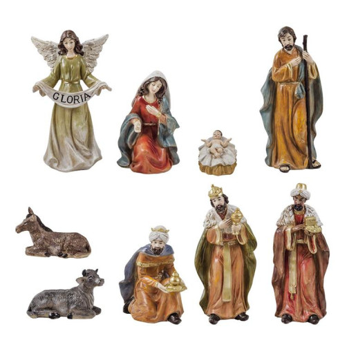 Nacimiento de 9 piezas Multicolor