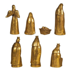 Nacimiento de 7 piezas Dorado