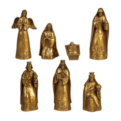 Nacimiento de 7 piezas Dorado