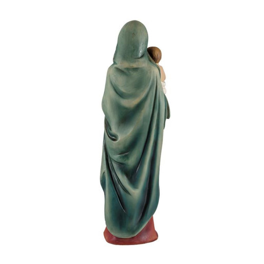 Figura de la virgen Maria con el niño Tonos pastel