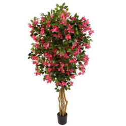 Planta artificial rosa