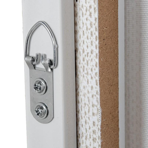 Cuadro lienzo azul, naranja y rojo