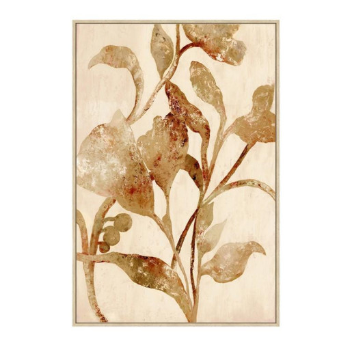 Cuadro lienzo beige y marron