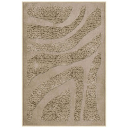 Cuadro lienzo beige y verde