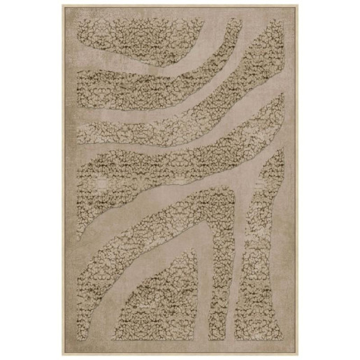 Cuadro lienzo beige y verde