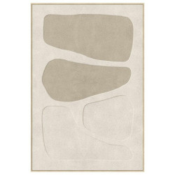 Cuadro lienzo blanco y verde