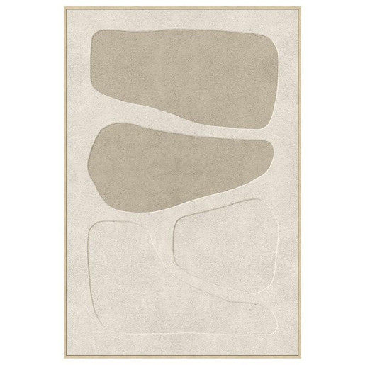 Cuadro lienzo blanco y verde