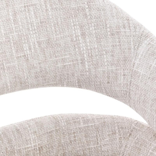 Set 2 sillones giratorio beige