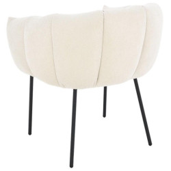 Set 2 sillones beige y negro