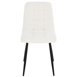 Set 4 sillas beige y negro