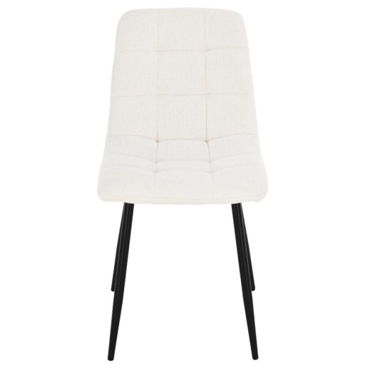 Set 4 sillas beige y negro