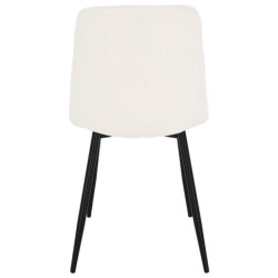 Set 4 sillas beige y negro