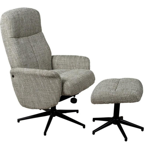 Sillon relax gris y negro