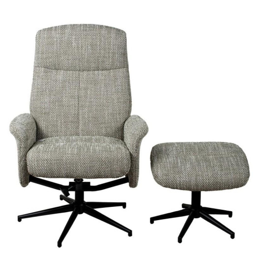 Sillon relax gris y negro