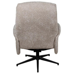 Sillon relax beige y negro