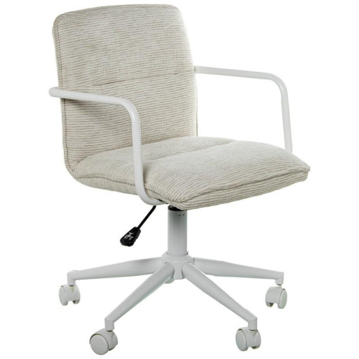 Silla giratoria beige