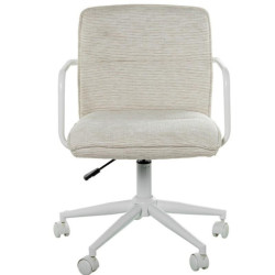 Silla giratoria beige