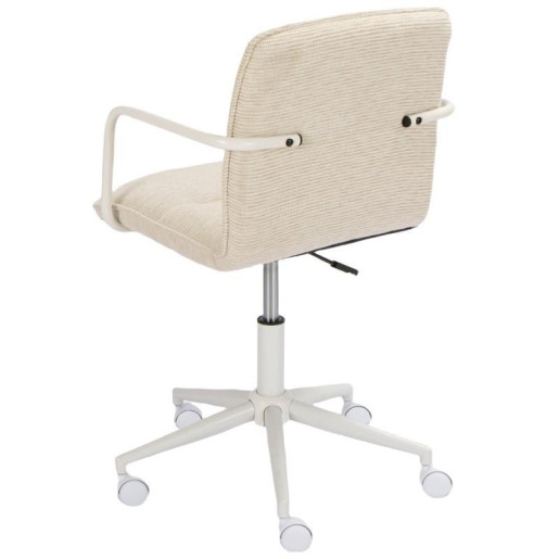 Silla giratoria beige