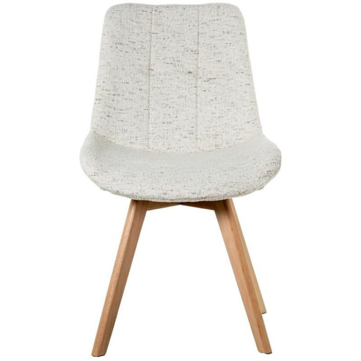 Set 4 sillas beige y natural