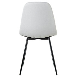 Set 4 sillas beige y negro