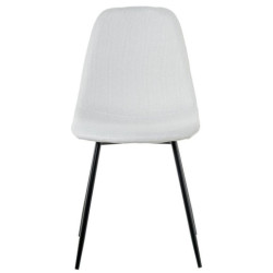 Set 4 sillas beige y negro