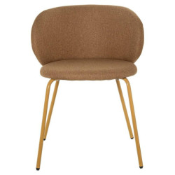 Set 2 sillas mostaza y beige