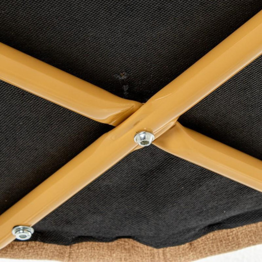 Set 2 sillas mostaza y beige