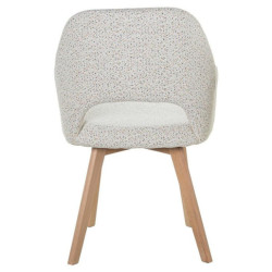 Set 2 sillones natural y beige