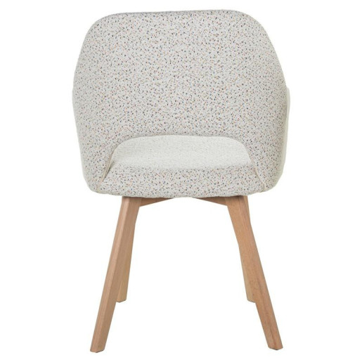 Set 2 sillones natural y beige