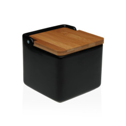 Salero de cocina Negro