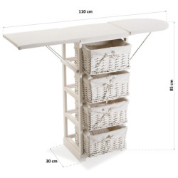 Mueble planchador Blanco