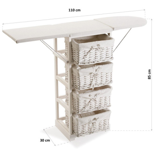 Mueble planchador Blanco